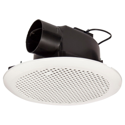 Ceiling Exhaust Fan Round Ducted 372mm White