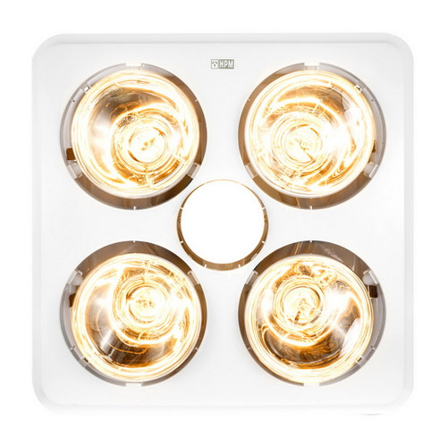 Bathroom Heater 3-In-1 Ducted White