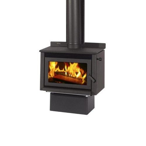 LTD Wee Rad - Base Freestanding Wood Fire Metallic Black