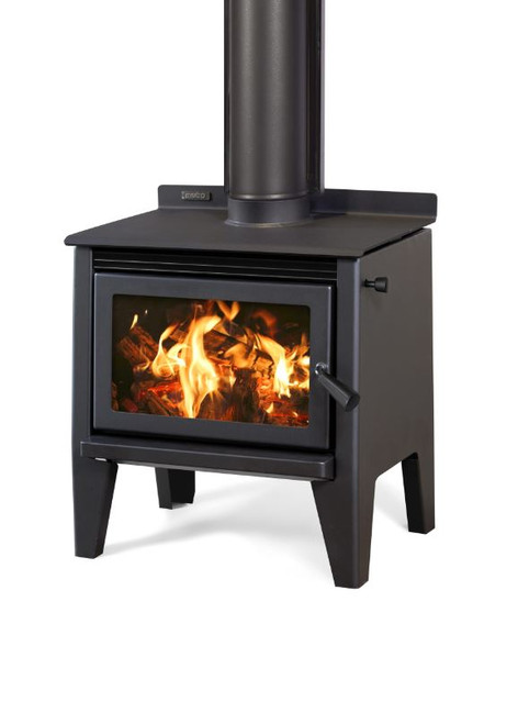 Wee Rad - Leg Wet Freestanding Wood Fire Metallic Black