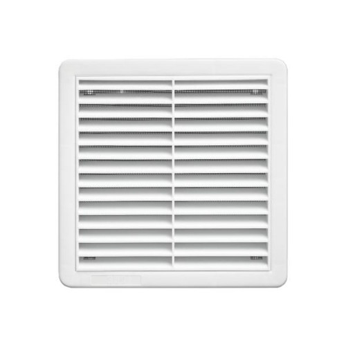 Fixed Ventilation Grille 150mm Square White