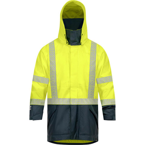 Stamina Eco Jacket Day/Night Yellow/Navy 4XL