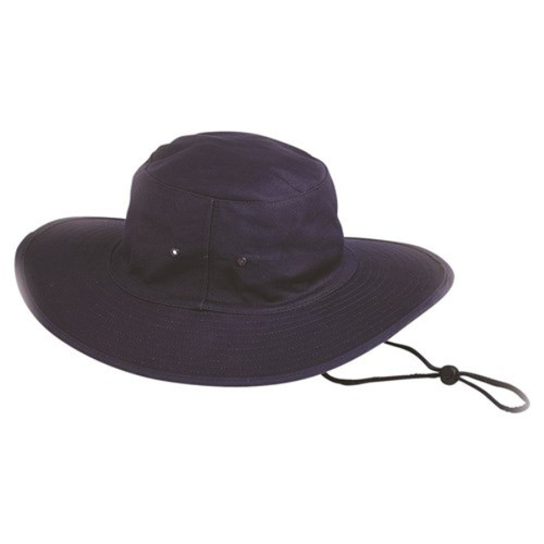 Sun Hat Polycotton Blue L