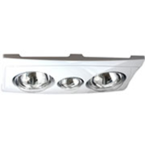 Classic Heat Light (No Fan) 2 Heat Lamps White