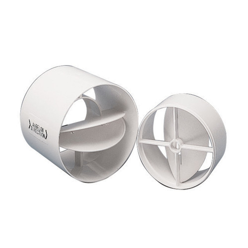 Inline Backdraught Shutter PVC 125mm