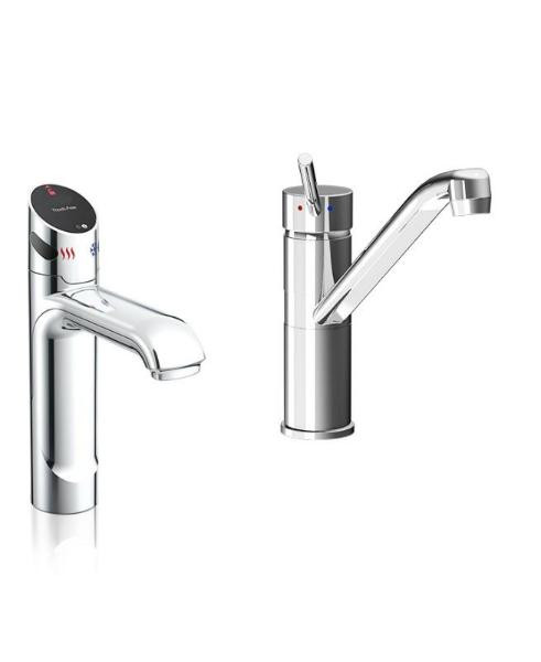 Touch Free Wave Hydrotap G5 Boiling Chilled Hot & Ambient 40 4-in-1 with Classic Mixer Chrome