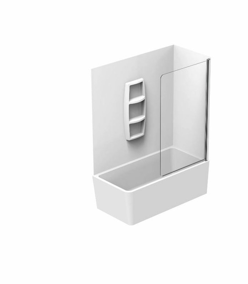 Varo Shower Over Bath 2-Sided Moulded Standard Swing Panel Right Hand 0B69002MSR