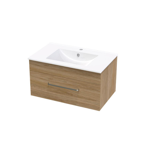 Pacific Wall Hung Vanity 750mm Single Drawer Baroque