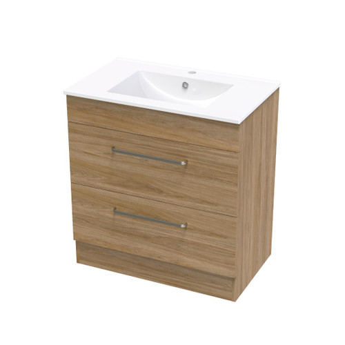 Pacific Floor Standing Vanity 750mm Double Drawer Baroque