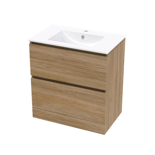 Pacific Rise Floor Standing Vanity 750mm Double Drawer Baroque