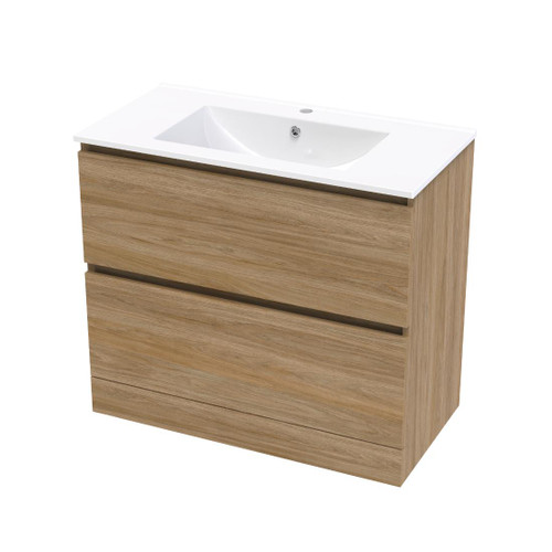 Pacific Rise Floor Standing Vanity 900mm Double Drawer Baroque