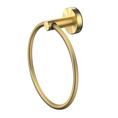 Turoa Towel Ring Brushed Gold TUTRGD