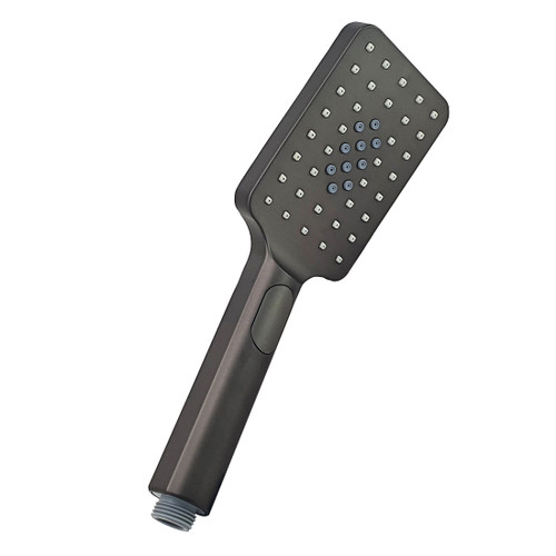 Mia Handshower Head Multi Spray Mains Pressure Gun Metal