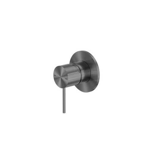 Mecca Shower Mixer 80mm Plate Gun Metal