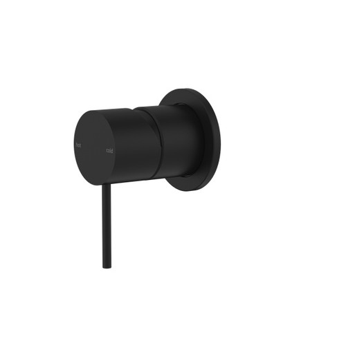 Mecca Shower Mixer 60mm Plate Matte Black