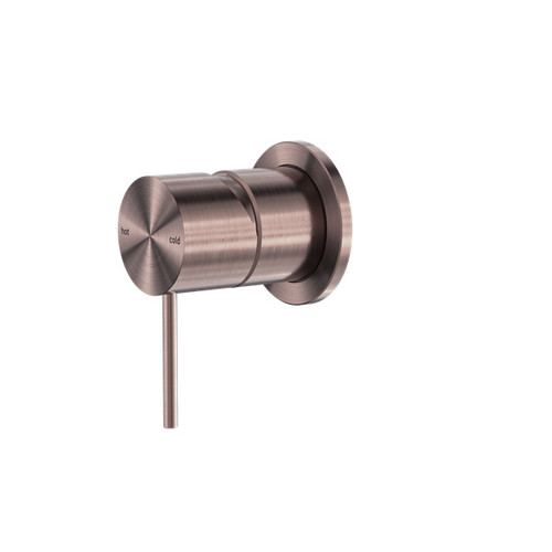 Mecca Shower Mixer 60mm Plate Brushed Bronze