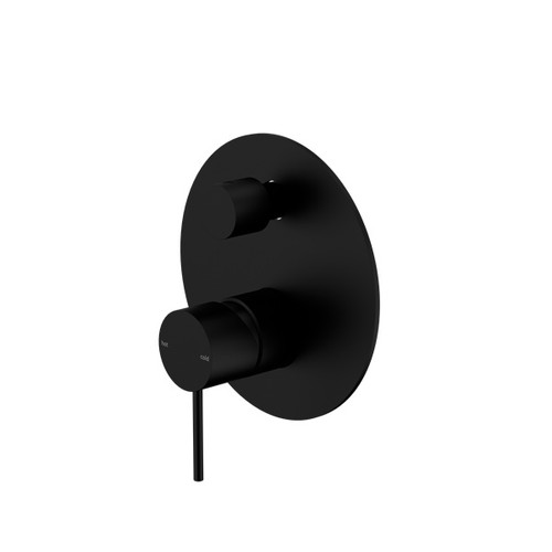 Mecca Shower Mixer With Diverter Matte Black