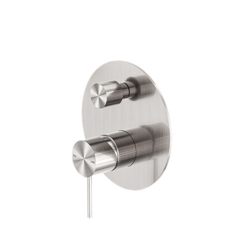 Mecca Shower Mixer With Diverter Brushed Nickel
