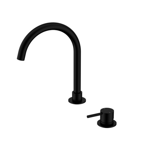 Mecca Basin Mixer Round Matte Black