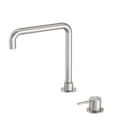 Mecca Basin Mixer Square Brushed Nickel