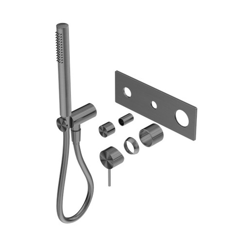 Mecca Shower Mixer Diverter System Trim Kit Gun Metal