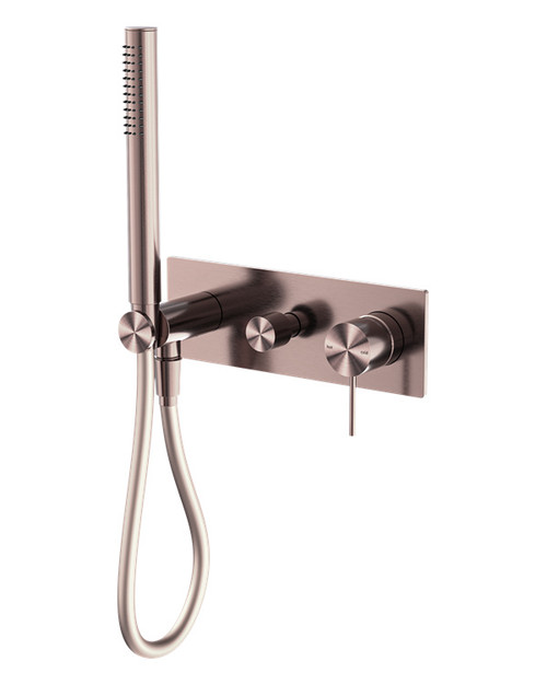 Mecca Shower System With Diverter Brushed Bronze
