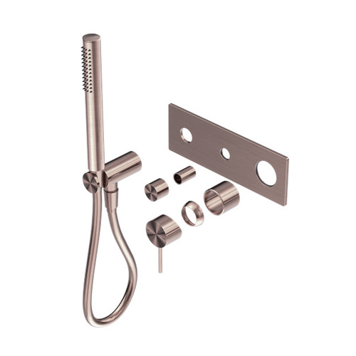 Mecca Shower Mixer Diverter System Trim Kit Brushed Bronze