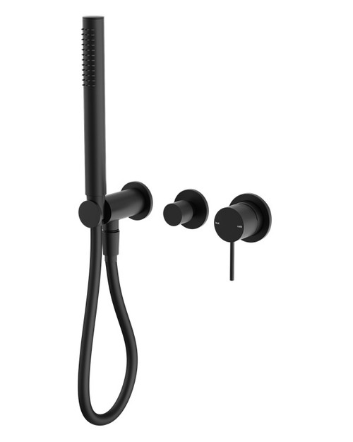 Mecca Shower System Separate Back Plate Matte Black