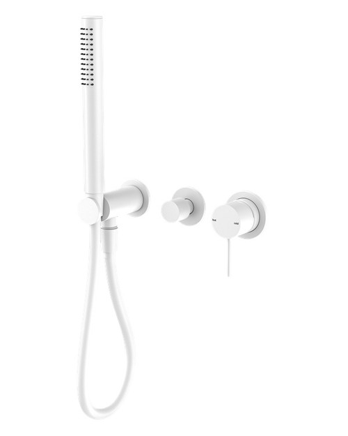 Mecca Shower System Separate Back Plate Matte White