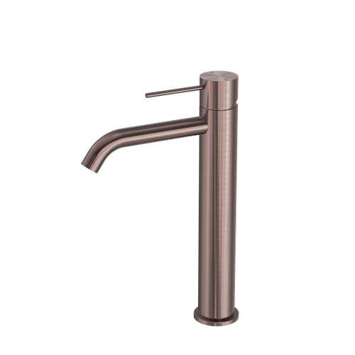 Mecca Tall Basin Mixer Brushed Bronze