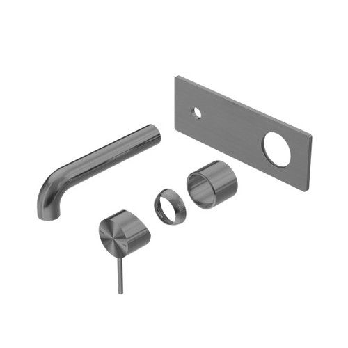 Mecca Wall Basin/Bath Mixer 160mm Trim Kit Gun Metal