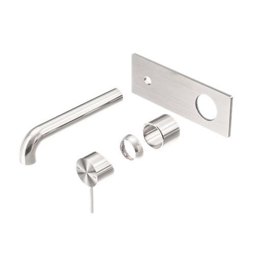 Mecca Wall Basin/Bath Mixer 260mm Trim Kit Brushed Nickel