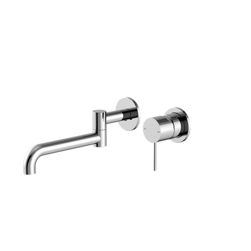 Mecca Wall Basin/Bath Mixer Swivel Spout 225mm Chrome