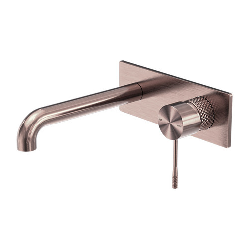Opal Wall Basin/Bath Mixer 120mm Brushed Bronze