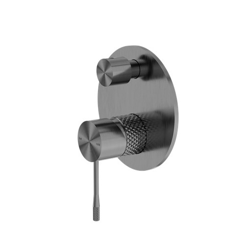 Opal Shower Mixer With Diverter Graphite