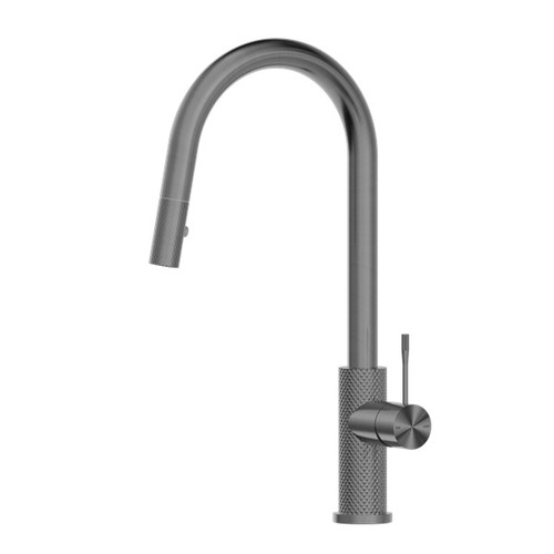 Opal Pull Out Sink Mixer With Vegie Spray Function Graphite