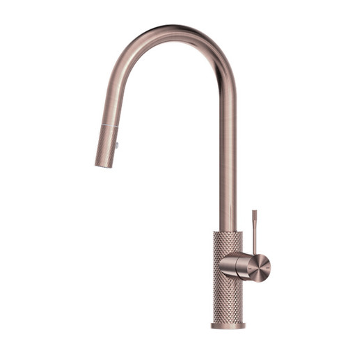 Opal Pull Out Sink Mixer With Vegie Spray Function Brushed Bronze