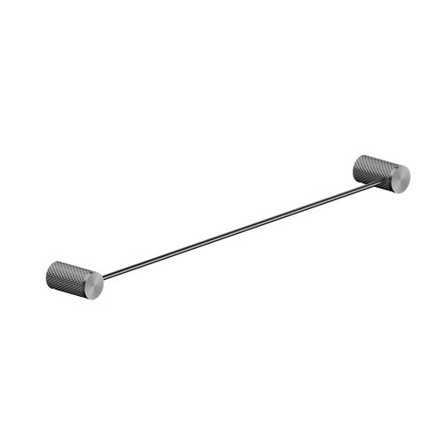Opal Single Towel Rail 600mm Graphite