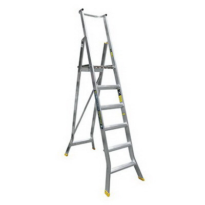 Platform Ladder 6 Steps 1.8m WHPL06