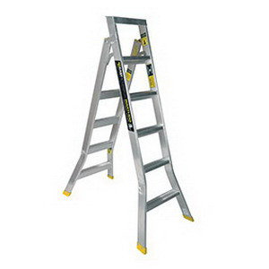 Double Sided Ladder 7 Steps 2.1m-3.9m 180kg WHSE07