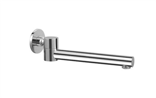 Dolce Wall Mounted Swivel Bath Spout Chrome