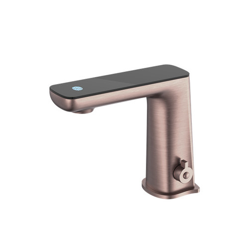 Claudia Sensor Mixer Black Top Display Brushed Bronze