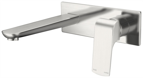 Elgin Wall Basin Mixer Brushed Nickel Lead Free