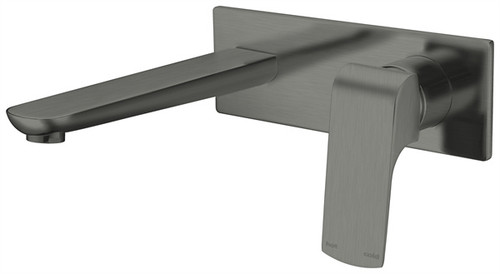 Elgin Wall Basin Mixer Gun Metal Lead Free