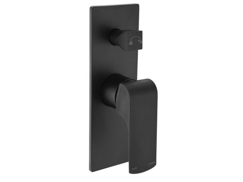 Elgin Shower Mixer With Diverter Matte Black Lead Free