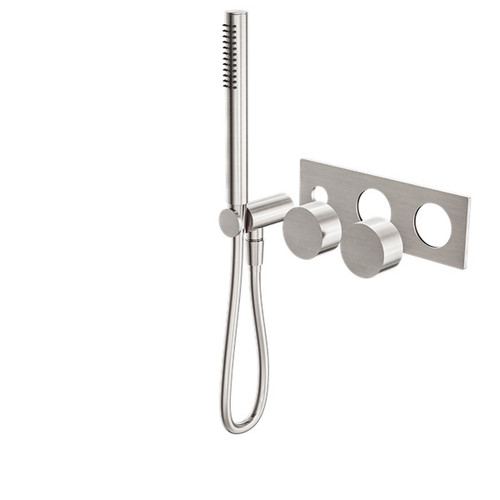 Kara Progressive Shower System Trim Kit Brushed Nickel
