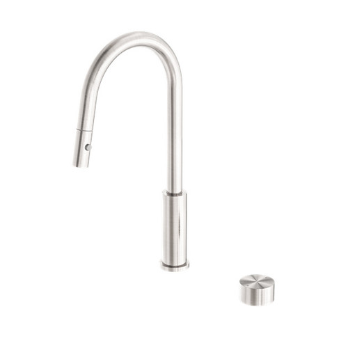 Kara Progressive Pull Out Sink Mixer Brushed Nickel