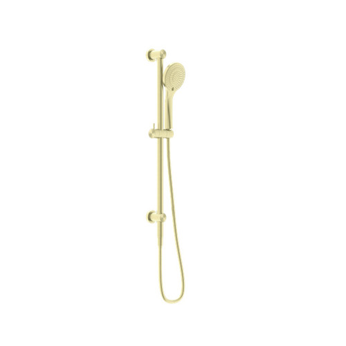 Mecca Shower Rail With Air Shower Brushed Gold