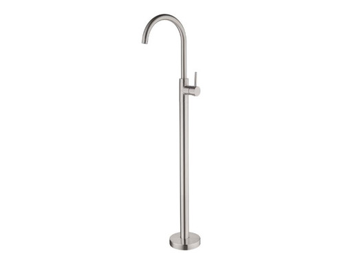 Mecca Freestanding Bath Mixer Brushed Nickel