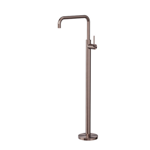 Mecca Freestanding Bath Mixer Square Shape Brushed Bronze
